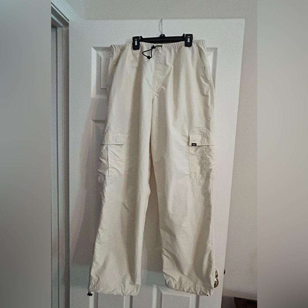 Vans Cream Drawstring Pants